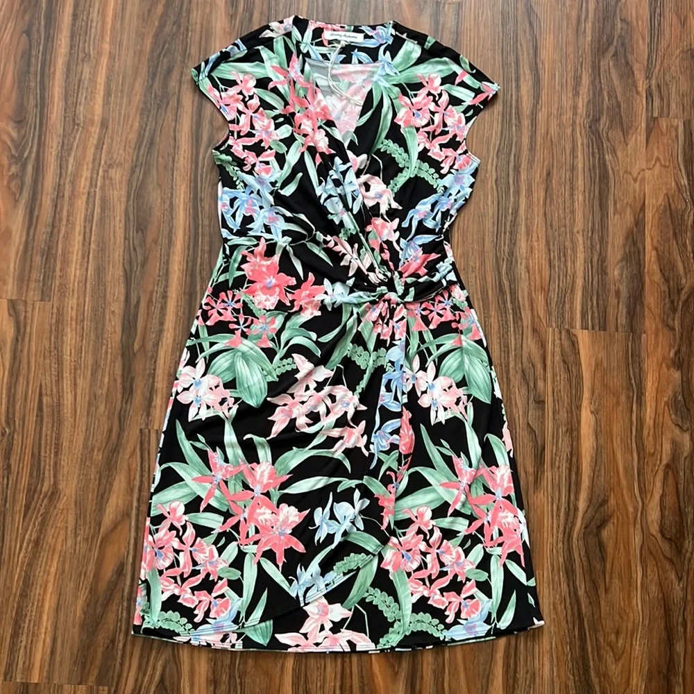 Tommy Bahama Clara Orchid Isle Faux Wrap Dress - Picture 4 of 12